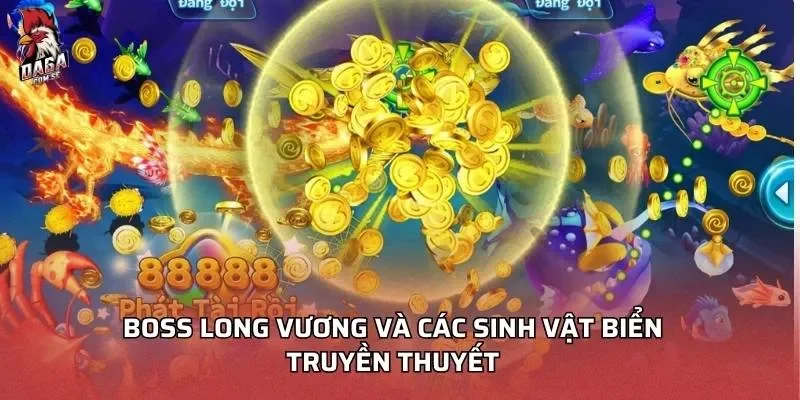 Boss Long Vương và các sinh vật biển truyền thuyết