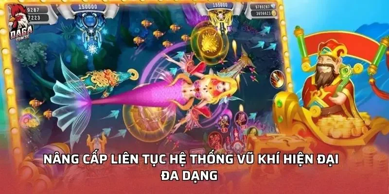 Nâng cấp liên tục hệ thống vũ khí hiện đại đa dạng 